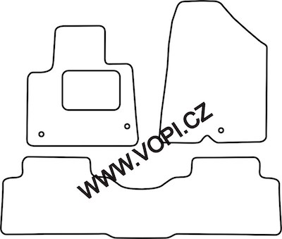 Autokoberce Hyundai Santa Fe 09/2012 - Autofit (1855)